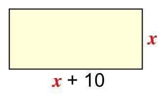 Find the length of the longest side if the area of the rectangle is 144m^2