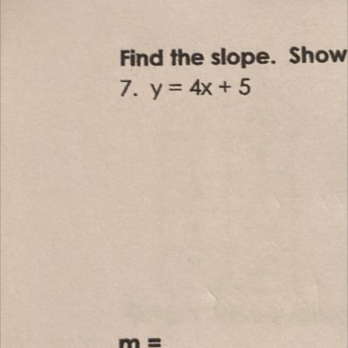 Please help!
Find the slope. If you can explain please!
Thank you!
