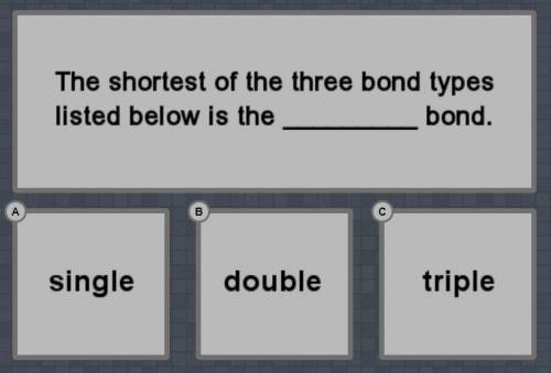 What is the shortest bond type?