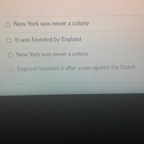 How did New York become an English Colony?