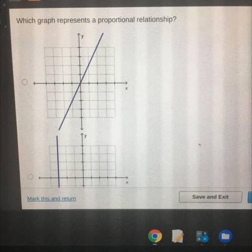 Which graph represents a proportional relationship?

I need the answer please