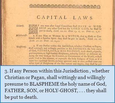 How does this legal document from 1672 illustrate the role of the Christian religion in the early N
