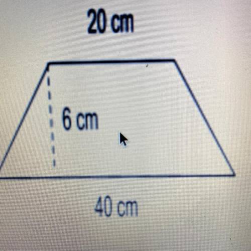 5. What is the surface area of the following shape