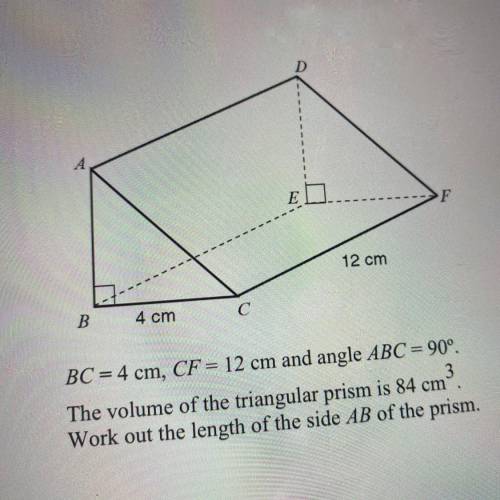 Calculate the volume triangular prism
Please show the steps...