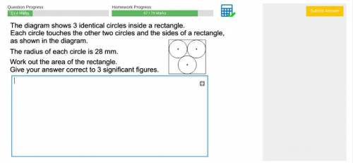 Work out the area of the rectangle.