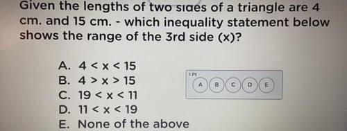 What’s the answer to this? Thanks!