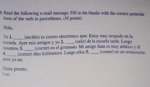 PLEASE PLEASE HELP ME WITH THIS SPANISH HW