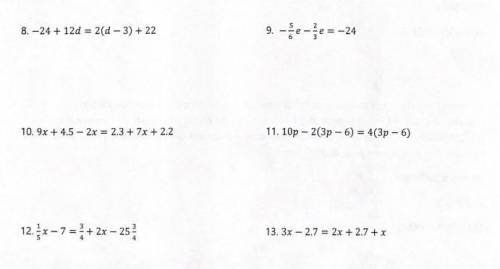 Please give me the answer for 8,9,10,11,12 and 13 please will give 25 points.