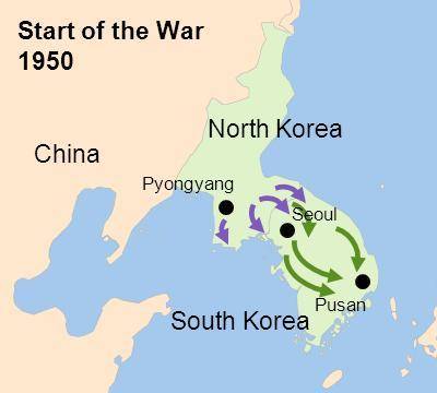 Take a close look at the map.

What does North Korea’s ultimate goal appear to be with this invasi