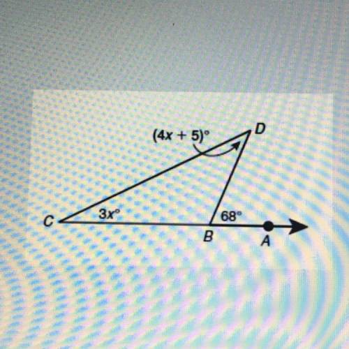 HELPP
What is the measure of angle D ???