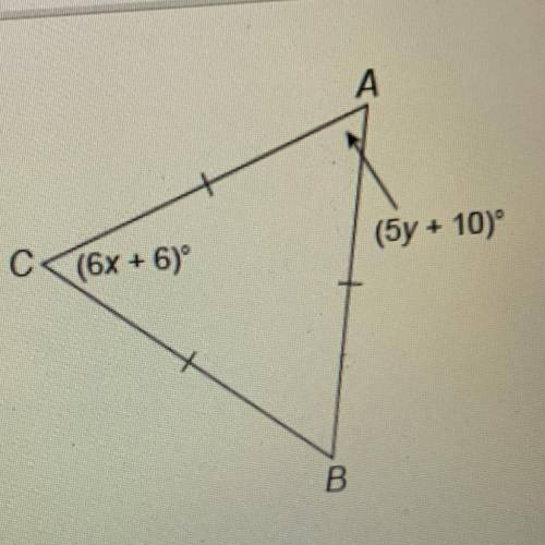 Solve for y.
Enter your answer in the box.
y =