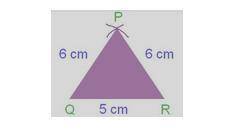 What is the best classification of triangle PQR?

Isosceles
Scalene
Equiangular 
Equilateral