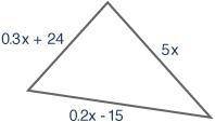 Please help i have so many timed quizzes

Write an expression for the perimeter of the triangle sh