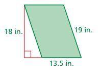 Help me please, if it's right i'll mark you brainliest :DFind the area of the parallelogram.