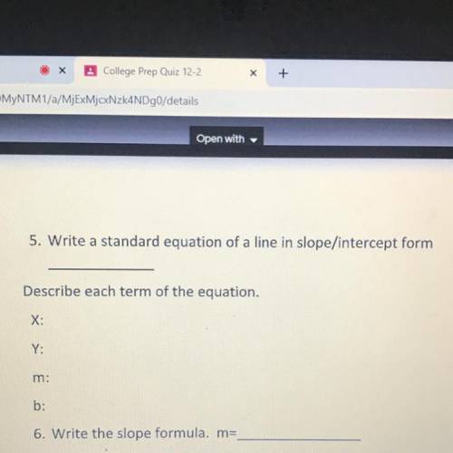 I need help please for number 5.