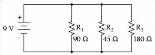 What is the current going through the battery in the following circuit?

35 Amps
231 Amps
.029 Amp