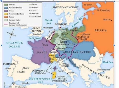 The German Confederation was an association of 39 German states in Central Europe, created by the C