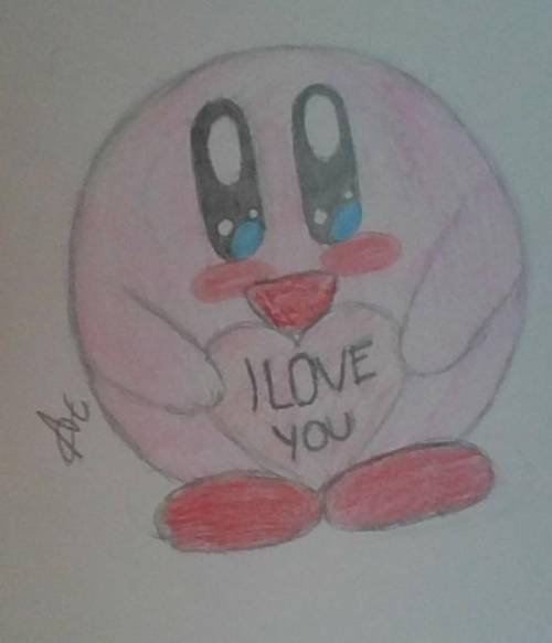 Here kirby for you kirby lovers whats shall i draw next