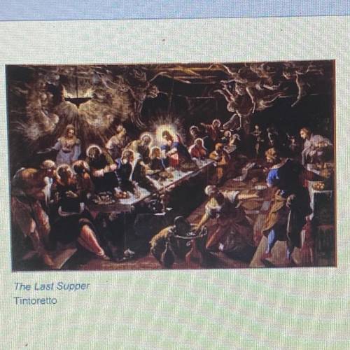 Please hurry it’s urgent Thank you

How does Tintoretto's The Last Supper reflect Mannerist
conven