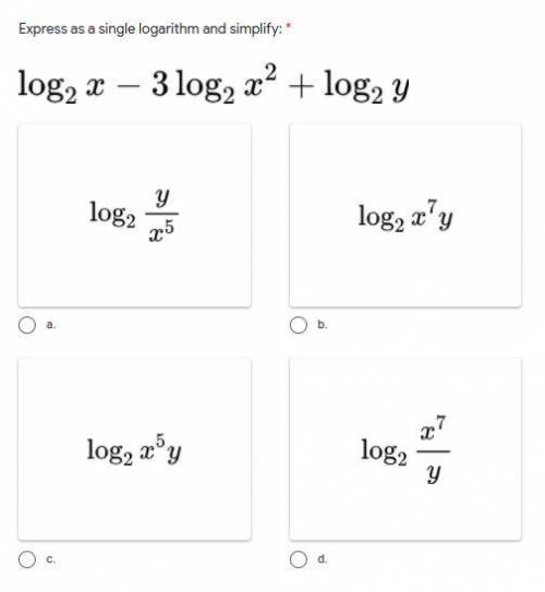 express as a simple logarithm and simplify. PLEASE HELP will give brainliest!!! thank y