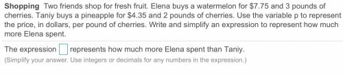 Ive been trying to figure out this problem, I’m not sure if each fruit is measures per pound. Pleas