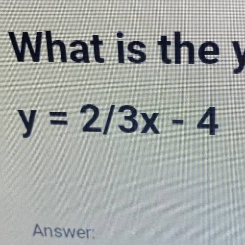 What is the y-intercept of the equation?