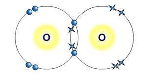 Which of the following sets of descriptors matches the molecule below?

Image of two oxygen atoms
