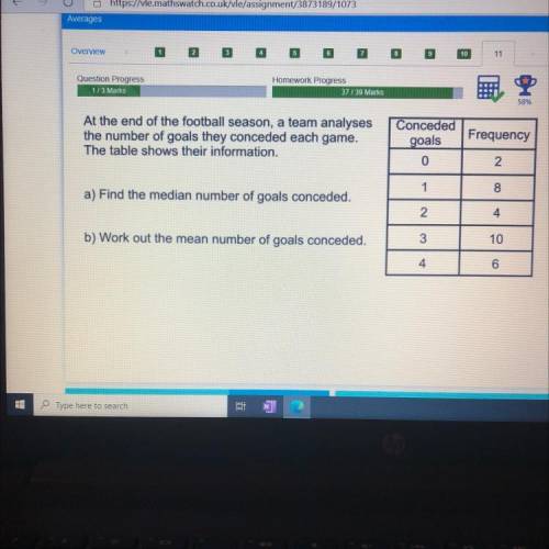 HI I REALLY NEED HELP ON THIS ASAP

At the end of the football season, a team analyses
the number