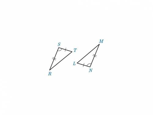 Using the triangles shown, explain how the ASA congruence criteria follows from the definition of c