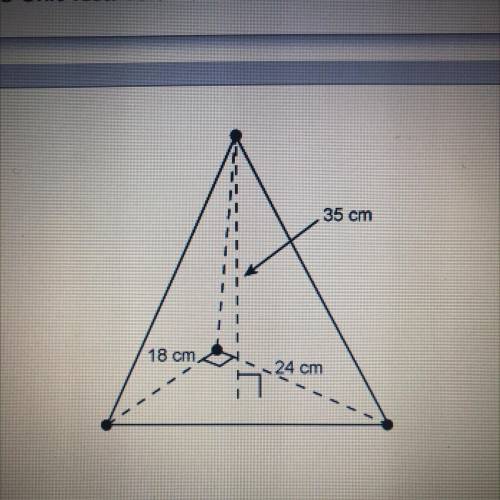 What is the volume of this pyramid?

1. 7560 cm^3
2 5040 cm^3
3. 2520 cm^3
4. 1728 cm^3