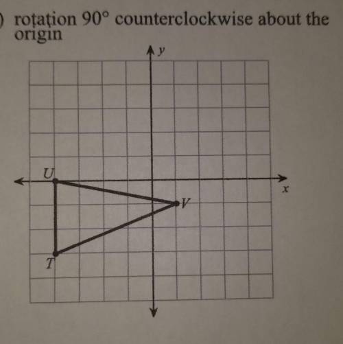 Rotation 90 degrees counterclockwise about the origin