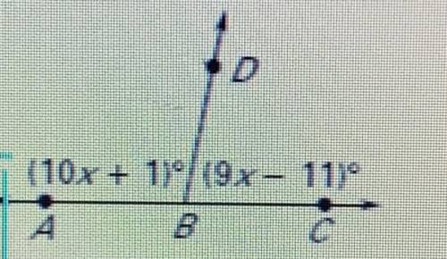Can someone help me find x
And why? 
PLZZZ I WILL GIVE U 20 POINTS