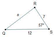 On which triangle can the law of cosines be used to find the length of an unknown side? Law of cosi
