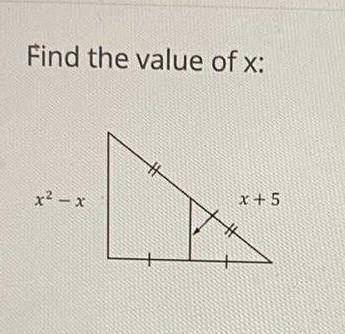 Find the value of x?