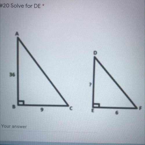Solve for DE?
Thank you in advance!
