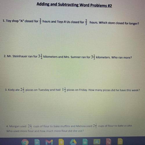 Pls help with questions 1, 2, and 4, I can give more points :)