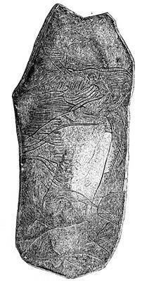 This is a sketch of an ivory artifact. Why would it be considered a secondary source?

A: It is a