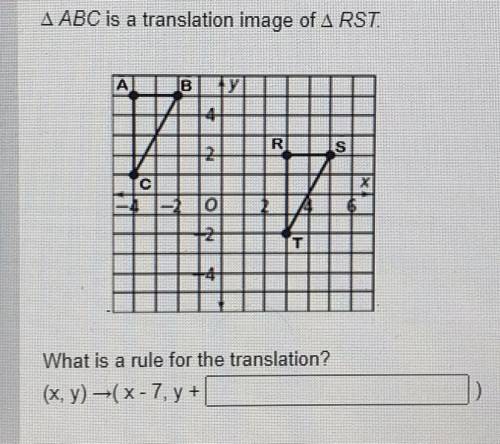 HELP  , triangle ABC is a translation image of triangle RST