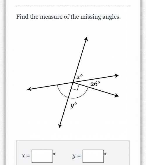 What are the measures of the missing angles