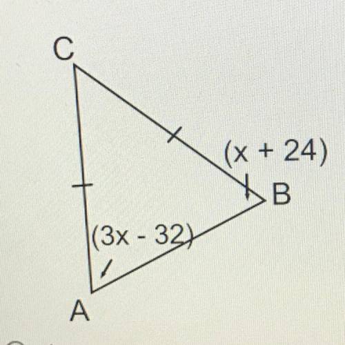 6. What is the measure of angle A? Show your math to get a full credit.