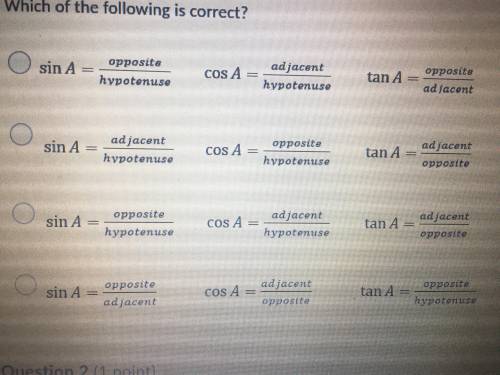 Which of the following is correct?