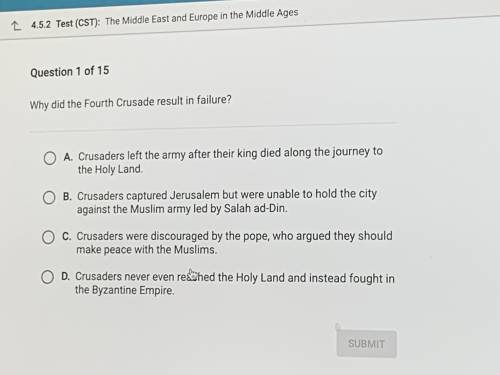 Why did the fourth crusade result in failure?