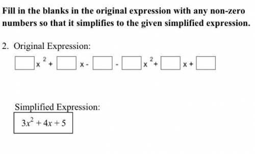 Original expression of 3x^2 + 4x + 5