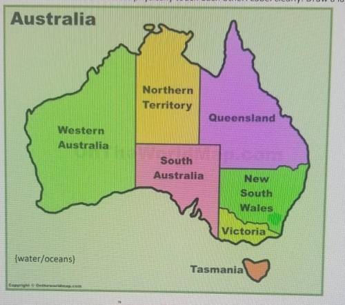 Consider the map below showing the 7 States of Australia. Graph Theory is often used to illustrate