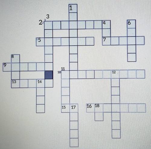 PLEASE HELP! canvas assignment for rosetta stone french class. it's a cross word.

(1) La ______ e