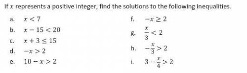 PLEASE ANSWERRRR

Take b, c, e, g, h, & i and figure out which one goes with a, d, and t