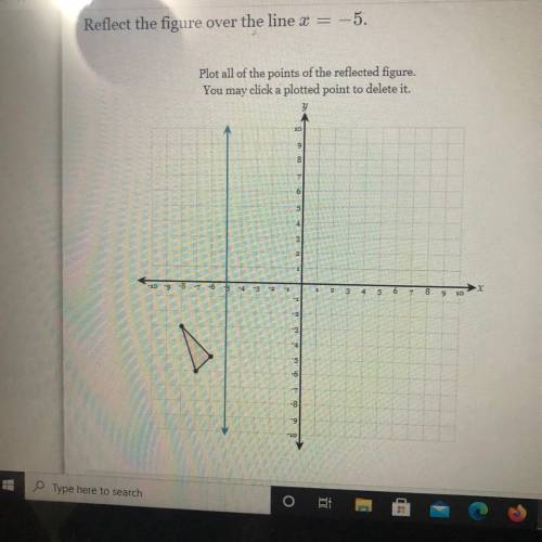 People that are smart in geometry reflect figure over line can you guys do this for me in my delta