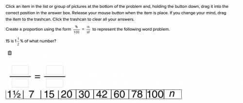 PLEASE HELP EASY 9TH GRADE MATH QUESTION!

Click an item in the list or group of pictures at the b