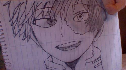 Here is a drawing of shoto todoroki that i drew today. Hope ya'll like it. Rate my drawing outta 10