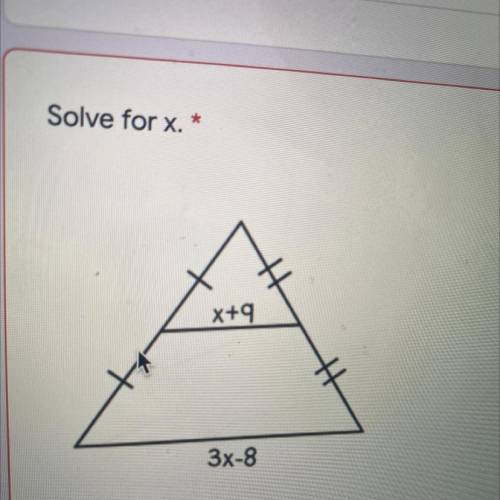 URGENT PLEASE HELP FAST!! Solve for x